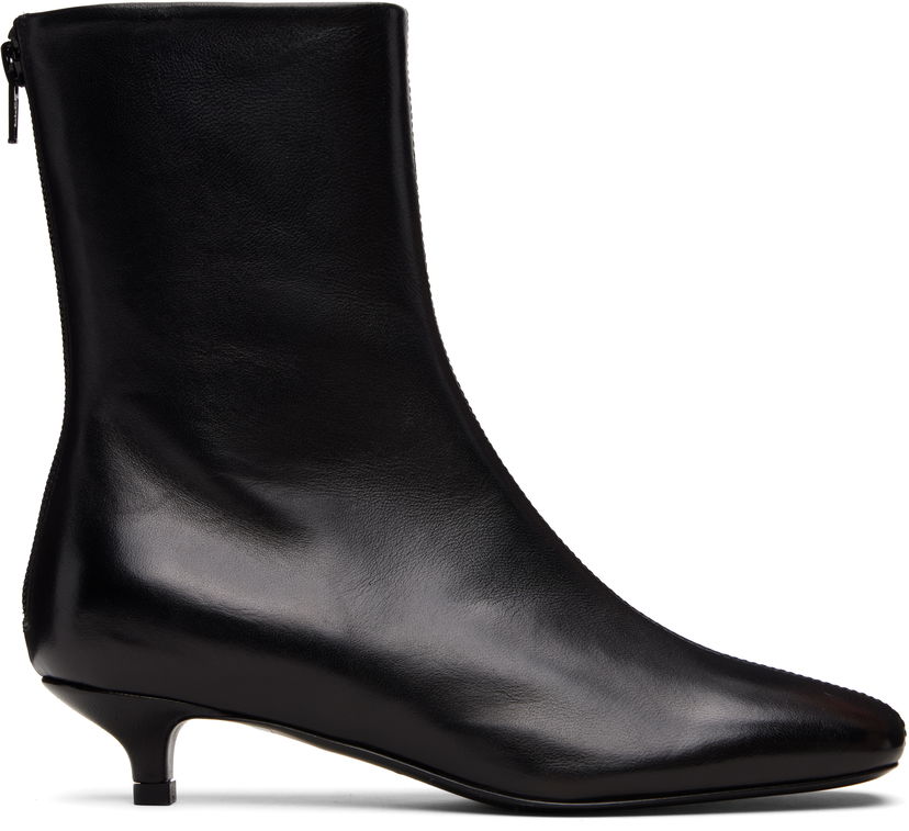 Кецове и обувки TOTEME Day Nappa Ankle Boots Черно | 261-WAS0306-LE0210-001