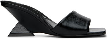 Аксесоари The Attico Attico Cheope Wedge Mules Черно | 248WS605 L070, 0