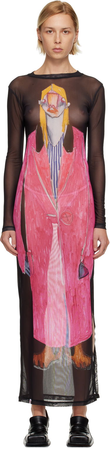 Pокля Charles Jeffrey Loverboy Charles Jeffrey LOVERBOY Powermesh Maxi Dress Многоцветен | 52060301, 0