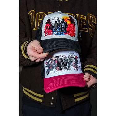 Шапка с козирка New Era New Era MLB Graphic 9FORTY Trucker LA Dodgers Cap Многоцветен | 60595221, 5