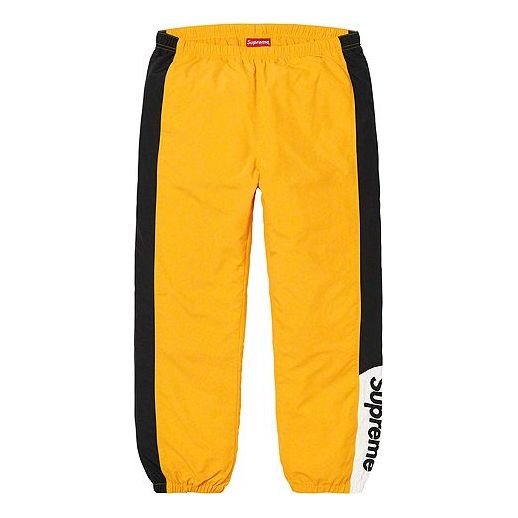 Спортни панталони Supreme Track Pants With Side Logo Жълто | SUP-FW19-054