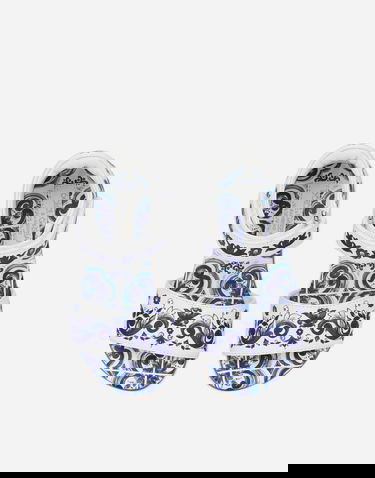 Кецове и обувки Dolce & Gabbana Dolce & Gabbana Calfskin Sandals Majolica Print For First Steps Многоцветен | D20064AC113HA3OB, 3