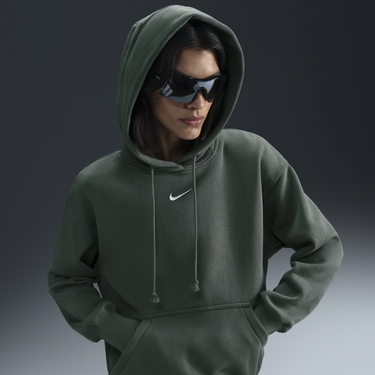Суитчър Nike Sportswear Phoenix Hoodie Relaxed Fit Зелено | DQ5860-338, 1