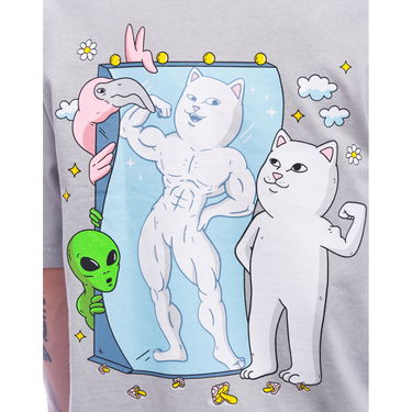 Тениска RIPNDIP Rip N Dip Magic Mirror T-Shirt Сиво | RNDSUM25145, 1