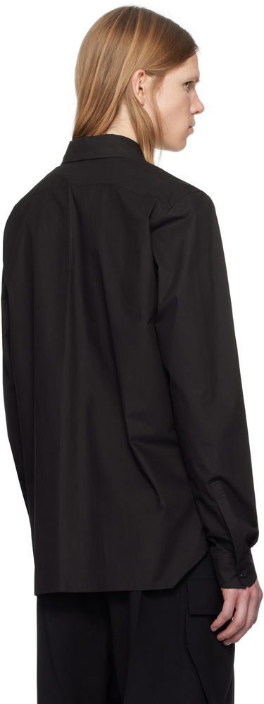 Риза Rick Owens Rick Owens Hollywood Work Shirt Черно | RU01E5291 P, 2