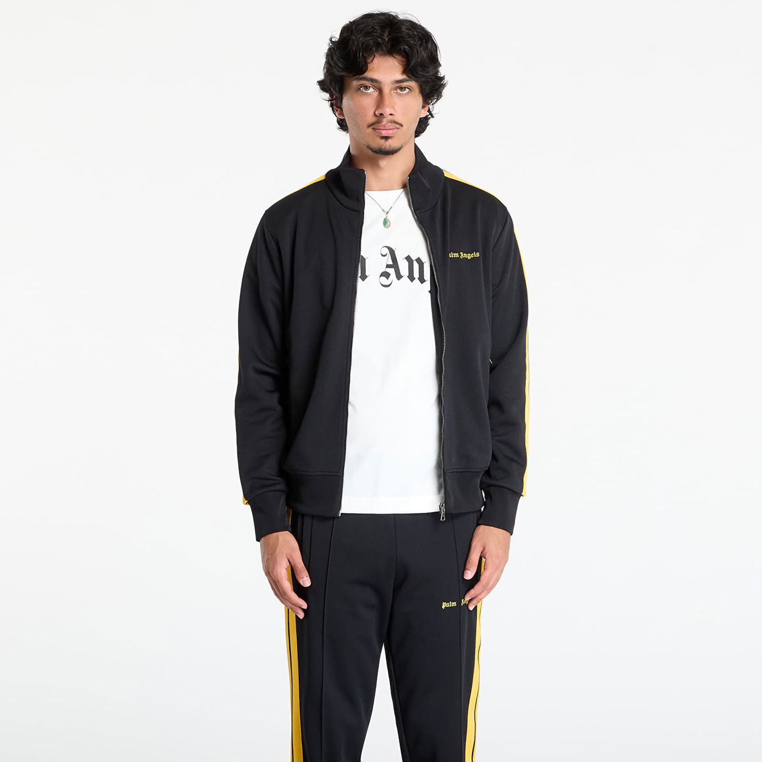 Яке Palm Angels Palm Angels Classic Logo Color Track Jacket Черно | PMBD058F25FAB0011018, 0