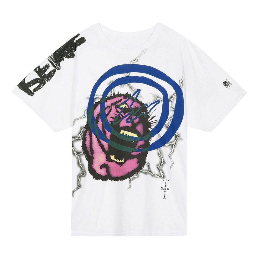 Тениска Cactus Jack by Travis Scott Cactus Jack x Fragment Design T-Shirt Бяло | CJFN-SS14