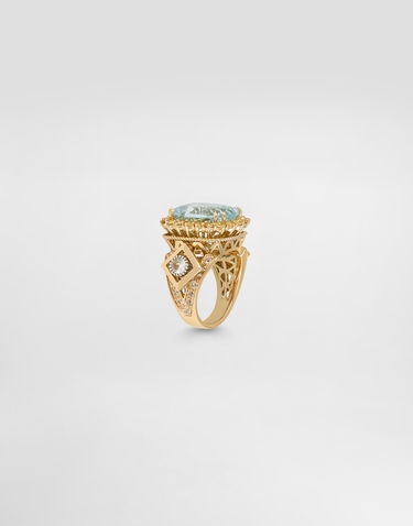 Пръстен Dolce & Gabbana Dolce & Gabbana Aquamarine Ring Тюркоазено | WRSA7GWAQM187583, 2