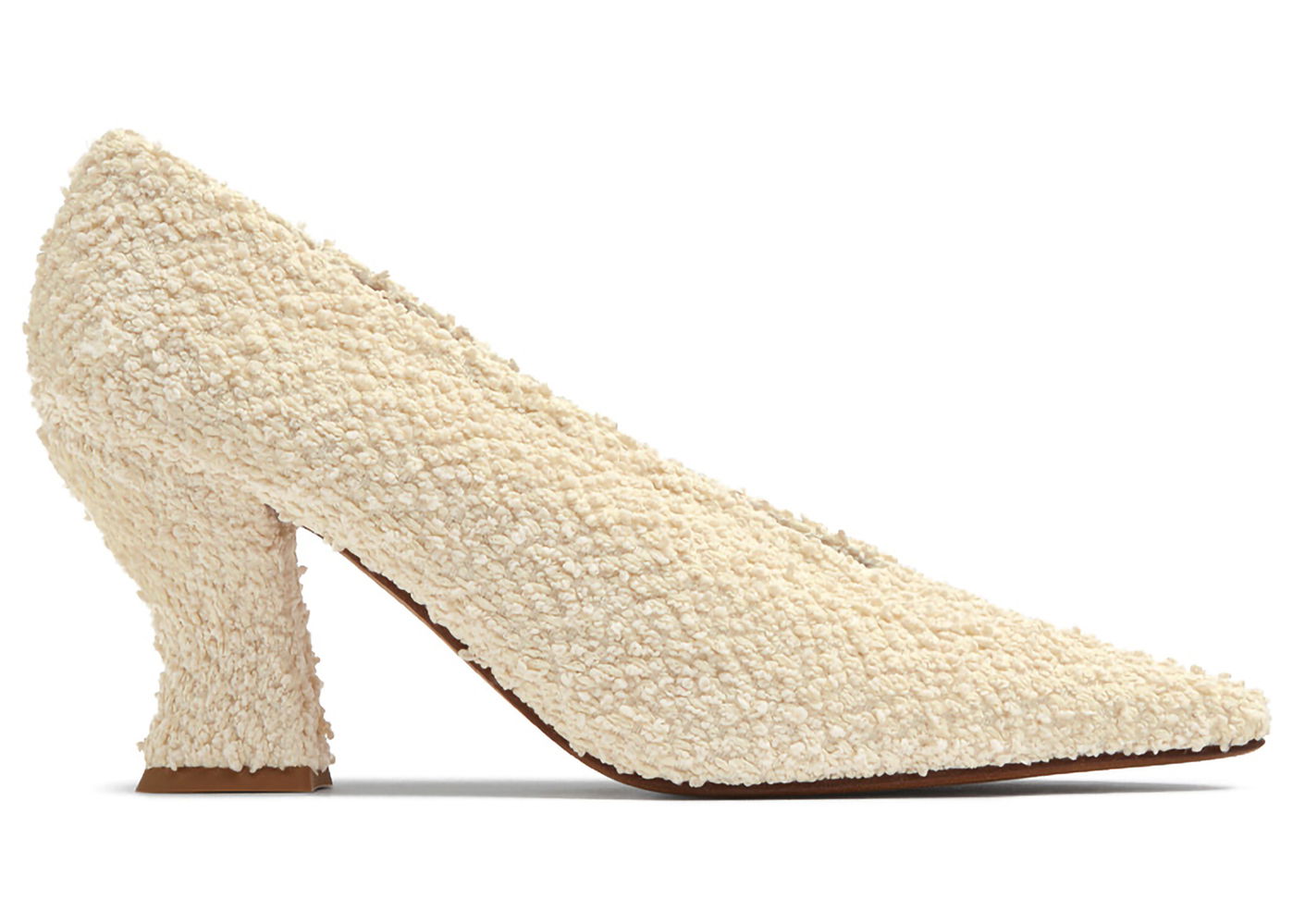 Кецове и обувки Bottega Veneta Bouclé Almond Pumps Бежово | 651339V0CO09206, 0