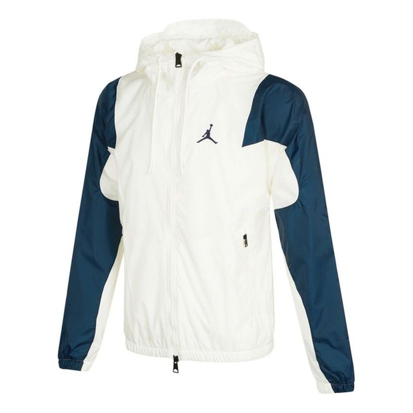 Ветровка Jordan Air Jordan Contrasting Colors Hooded Jacket Бяло | DA9833-133