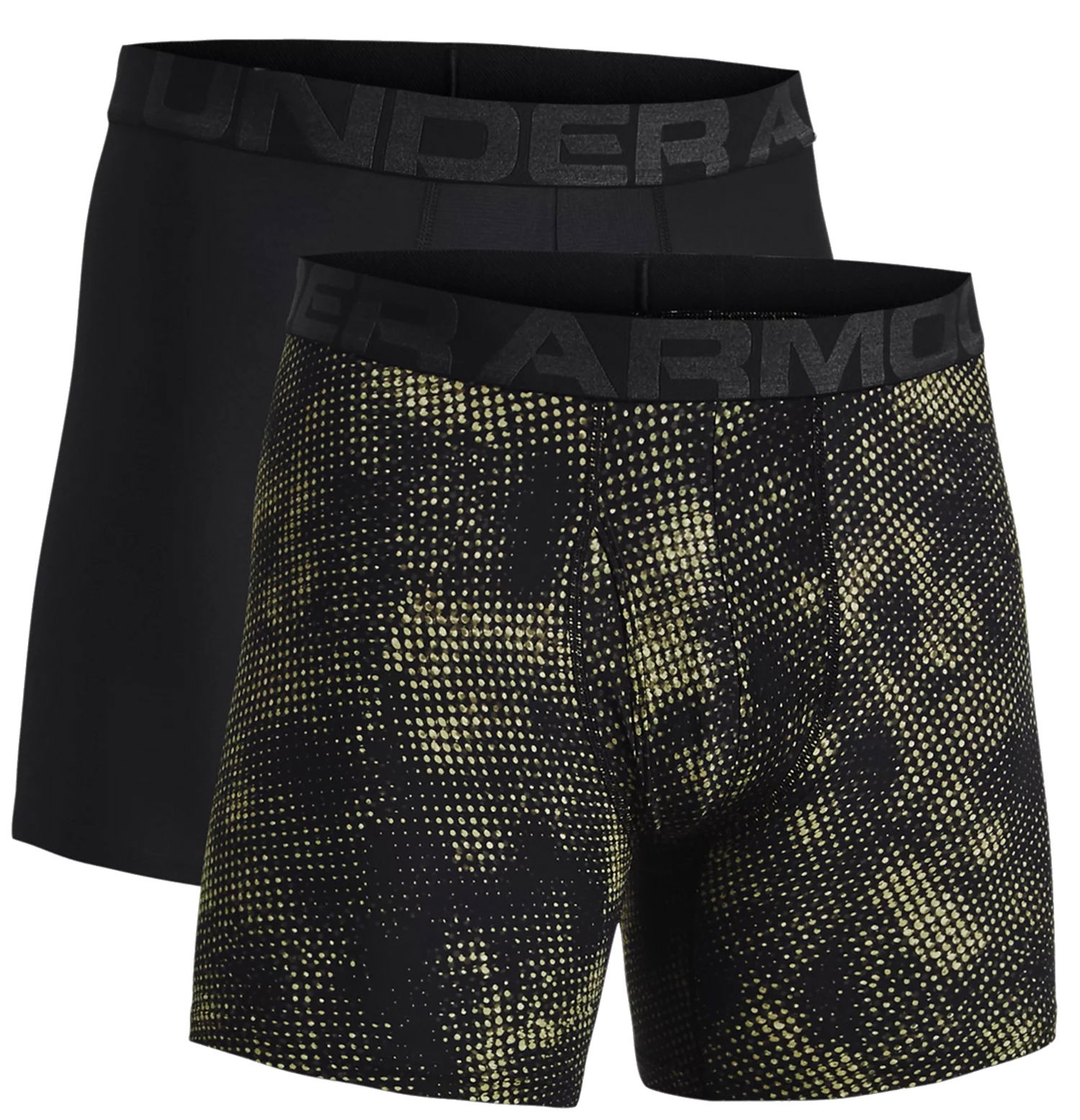 Боксерки Under Armour Under Armour Tech 6in Boxerjock 2-Pack Boxer Briefs Черно | 1363621-391, 0