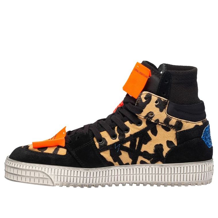 Кецове и обувки Off-White Off-White Off-Court 3.0 Leopard Черно | OWIA112E20LEA0026210