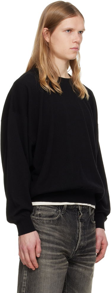 Пуловер Fear of God Fear of God Relaxed-Fit Cashmere Crewneck Sweater Черно | FG25FW20-206CAS-001, 1