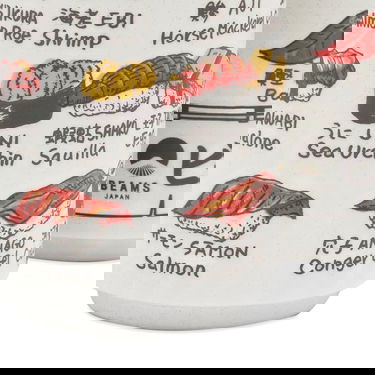 Домашен декор BEAMS BEAMS JAPAN Fish Design Ceramic Cup Set Бяло | 56710391950-94, 2