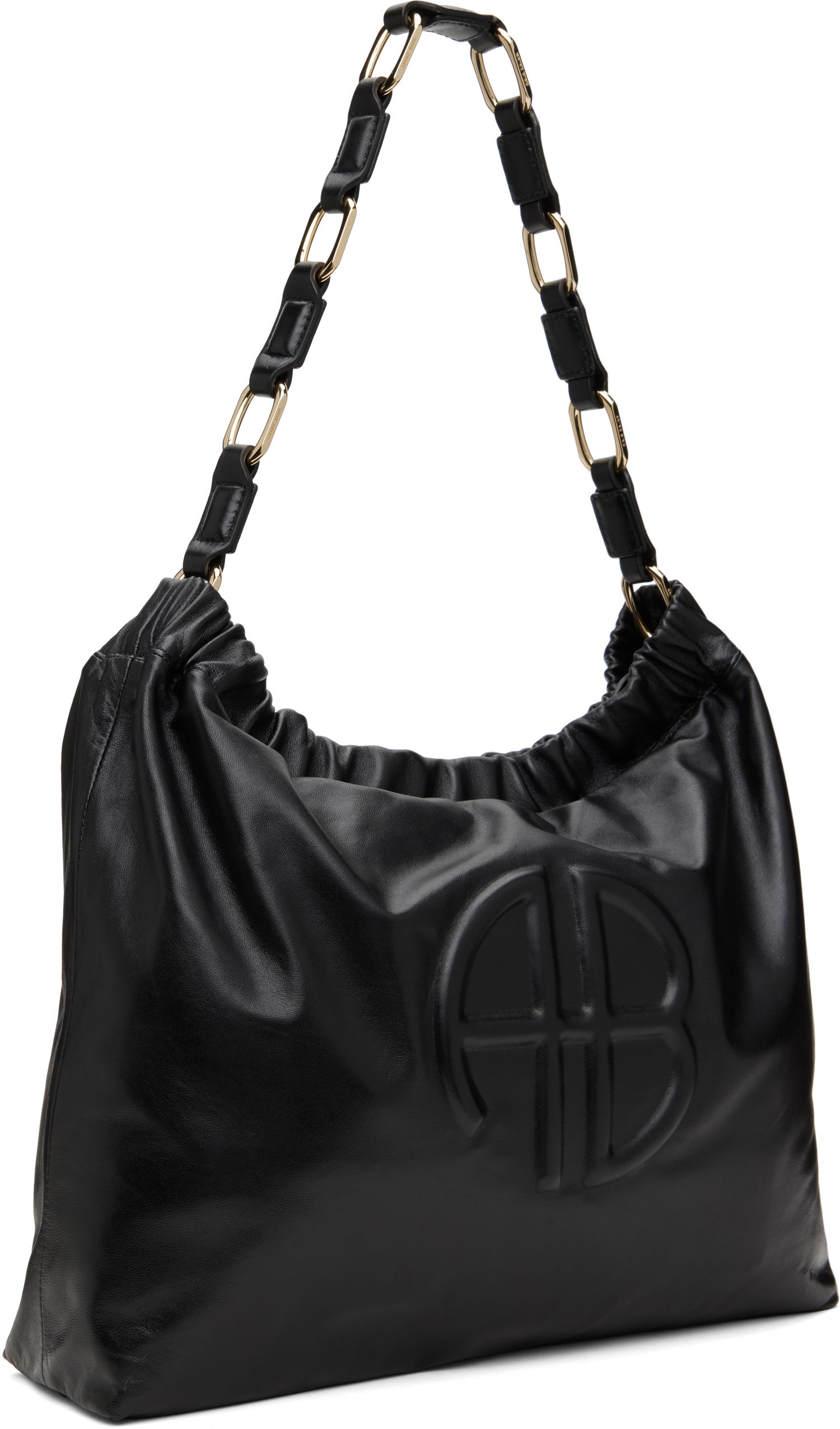 Дамска чанта Anine Bing Kate Leather Shoulder Bag Черно | A-13-3215-000, 1