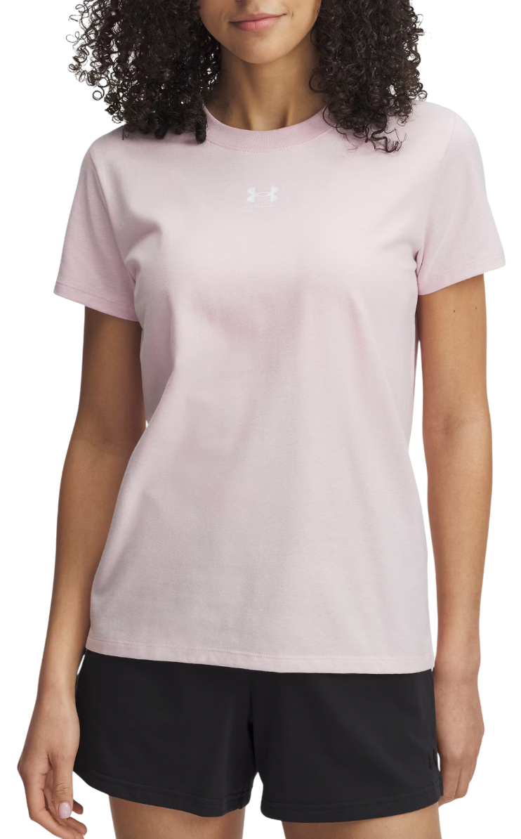 Тениска Under Armour Rival Core Short Sleeve T-Shirt Розово | 1383648-648, 0