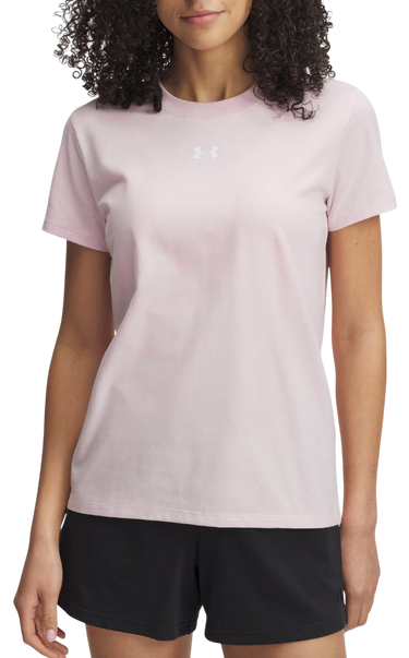 Тениска Under Armour Rival Core Short Sleeve T-Shirt Розово | 1383648-648, 0