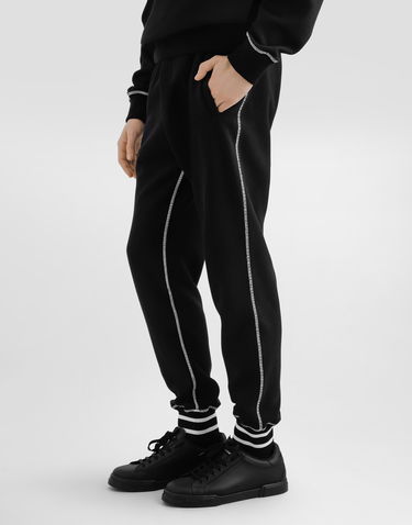 Спортни панталони Dolce & Gabbana Dolce & Gabbana Techno Fleece Joggers Черно | GVS2HZFUS37N0000, 1
