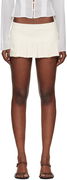 Pleated Micro Miniskirt