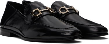Кецове и обувки FERRAGAMO Salvatore Ferragamo Hybrid Gancini Ornament Loafers Черно | 778971, 3