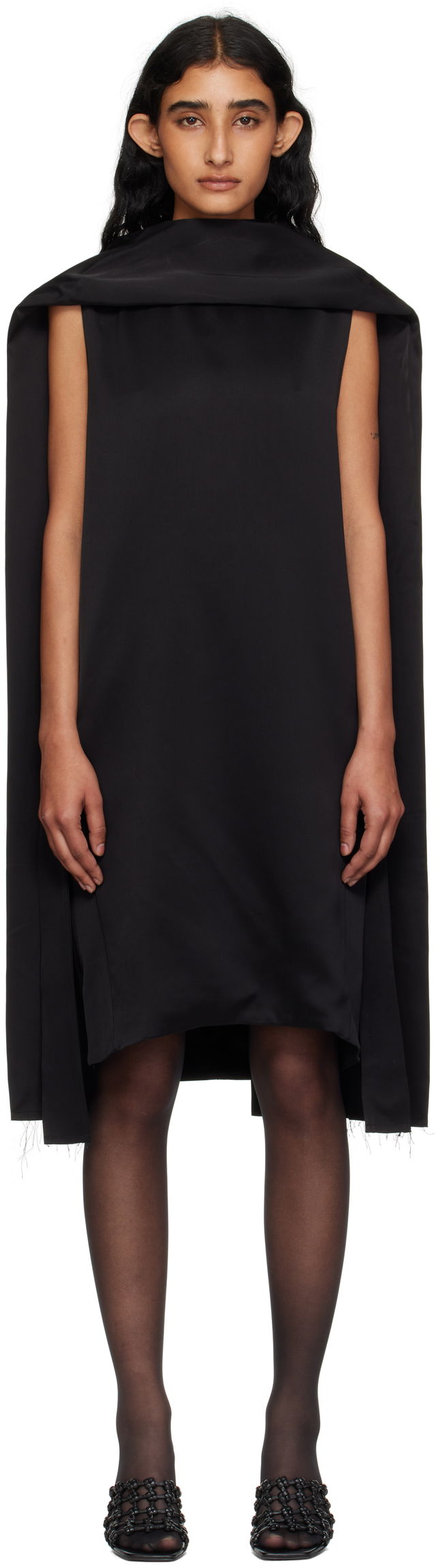 Cocoon Scarf Minidress