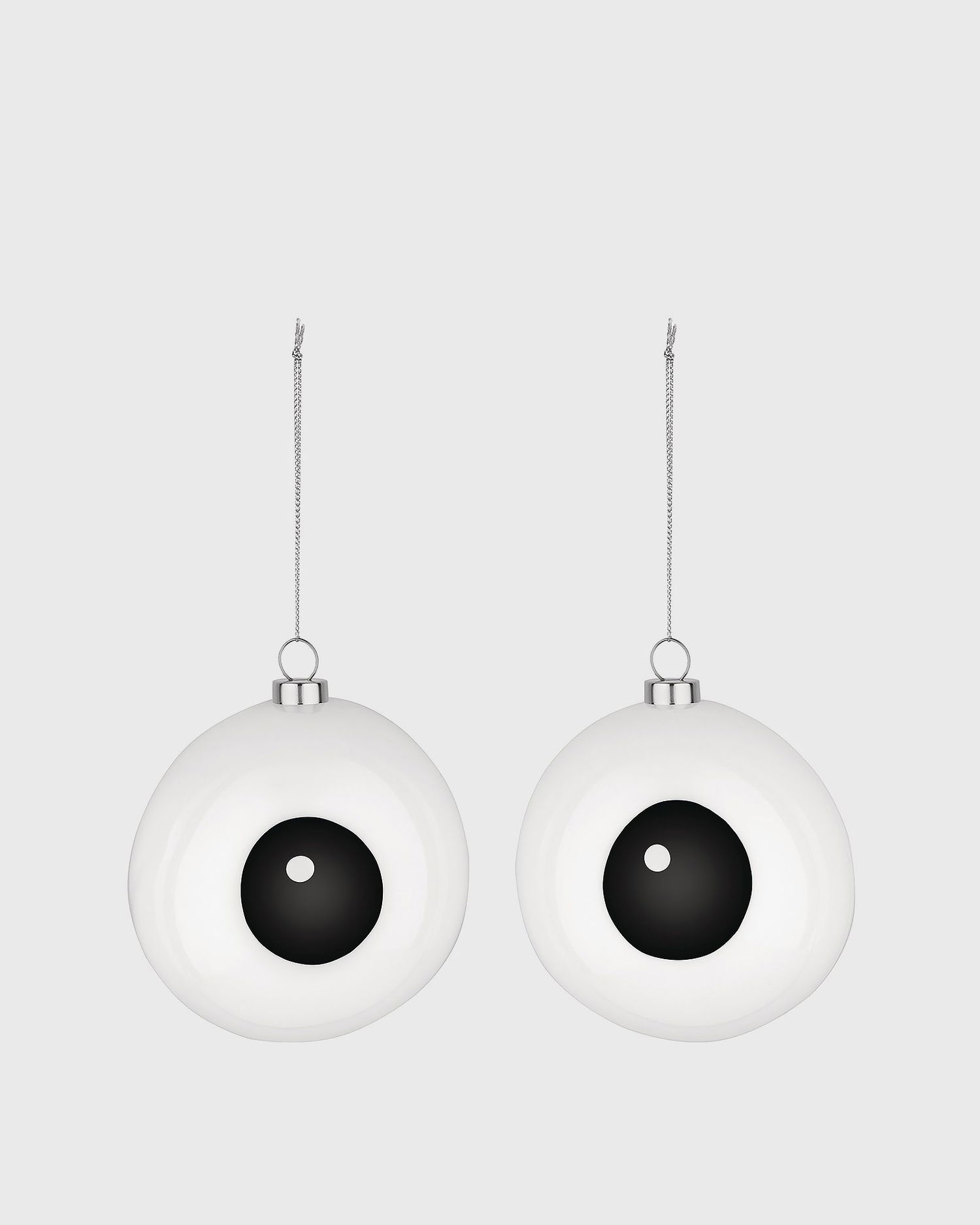Домашен декор Alessi CAROL 2 Eye Christmas Decoration Set Бяло | PLA01SET1, 1