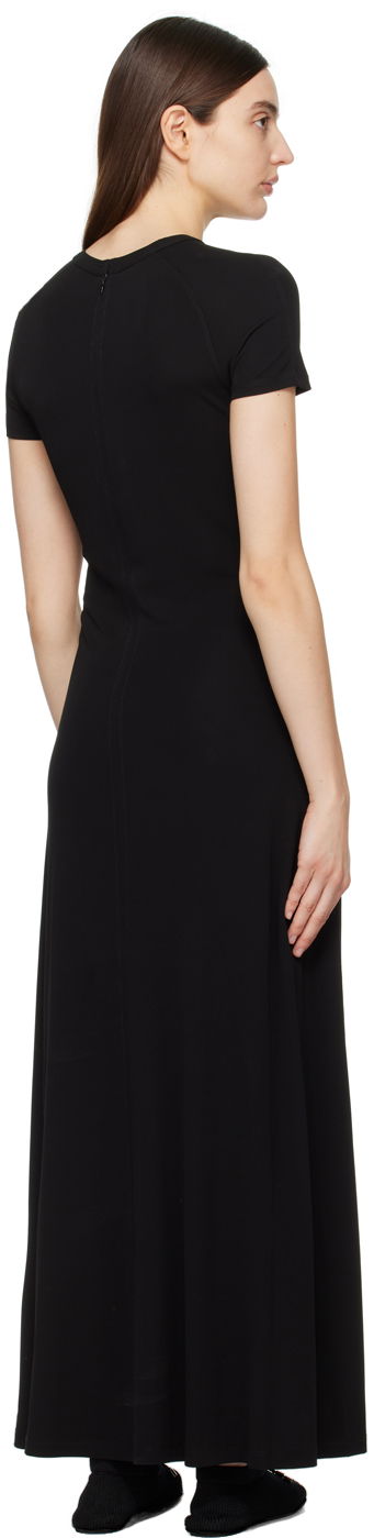 Pокля TOTEME TOTEME Fluid Maxi Dress Черно | 242-WRD1696-FB0162, 2