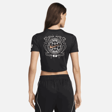 Съкратен топ Nike Sportswear Tee Черно | FZ0403-010, 3