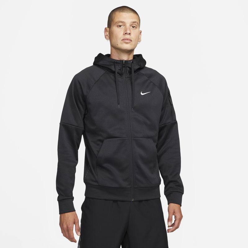 Суитчър Nike Therma-FIT Full-Zip Fitness Hoodie Черно | DQ4830-010, 0