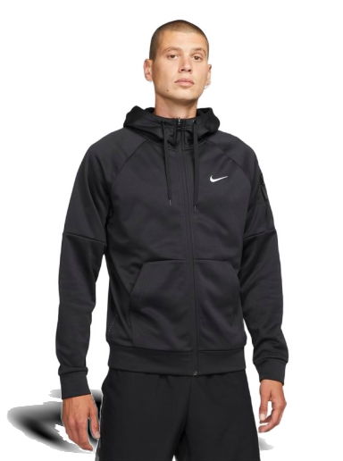 Суитчър Nike Therma-FIT Full-Zip Fitness Hoodie Черно | DQ4830-010