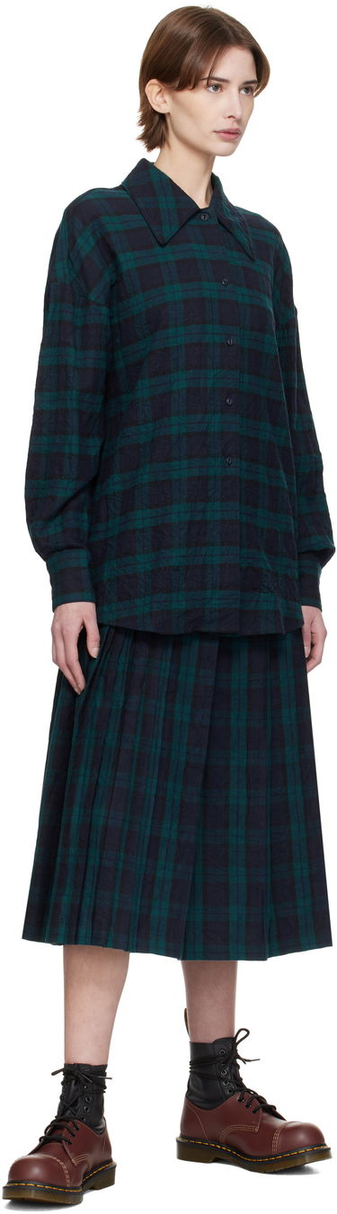 Риза YMC YMC Lena Plaid Shirt Зелено | Q2XMC, 3
