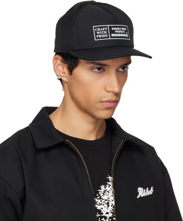 Шапка с козирка Neighborhood Neighborhood Mesh Cap Черно | 252YGNH-HT04, 1