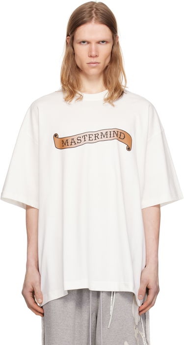 Тениска Mastermind WORLD Mastermind World Oversized Skull Tattoo T-Shirt Бяло | MW25S14-TS050-022, 0
