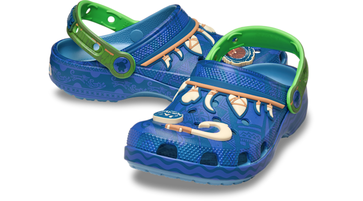 Кецове и обувки Crocs Kids' Disney Moana Maui Classic Clogs Синьо | 211198-90H, 1