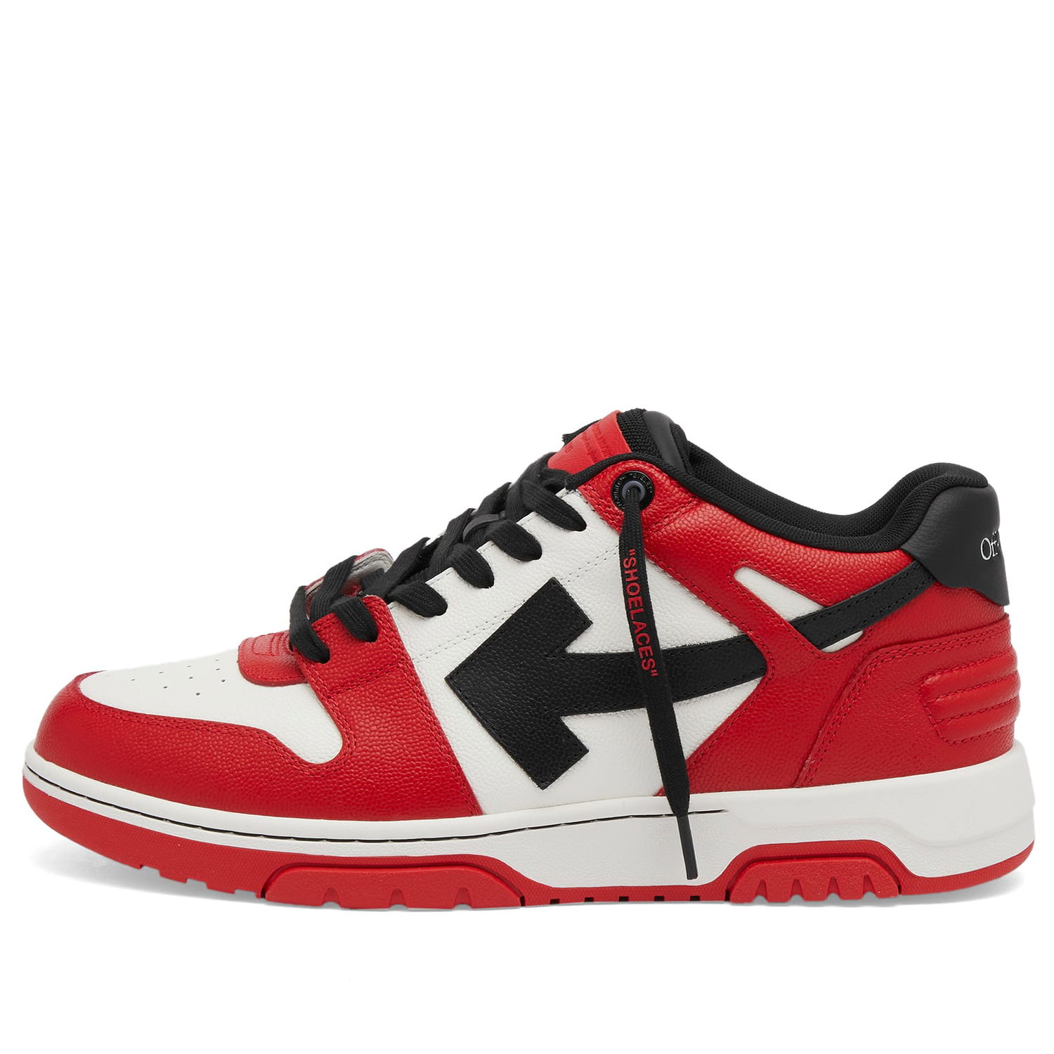 Кецове и обувки Off-White Out Of Office Leather Sneaker Червено | OMIA189F24LEA00D2510, 0