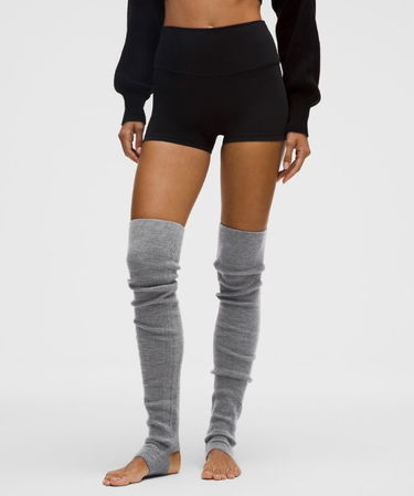 Чорапи lululemon Evolution Warm-Up Leg Warmers Черно | prod9490390, 3