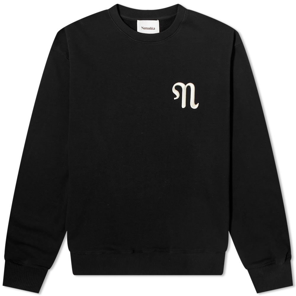 Суитчър Nanushka Mart Symbol Sweat Черно | NW22PFSW01099-BLK, 0