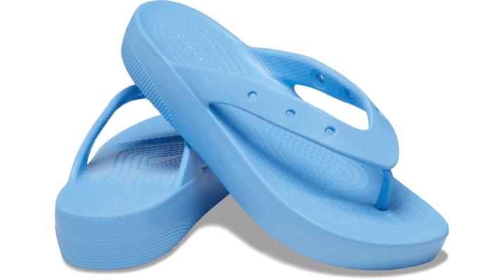 Кецове и обувки Crocs Classic Platform Flips Синьо | 207714-4TB, 1