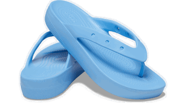 Кецове и обувки Crocs Classic Platform Flips Синьо | 207714-4TB, 1