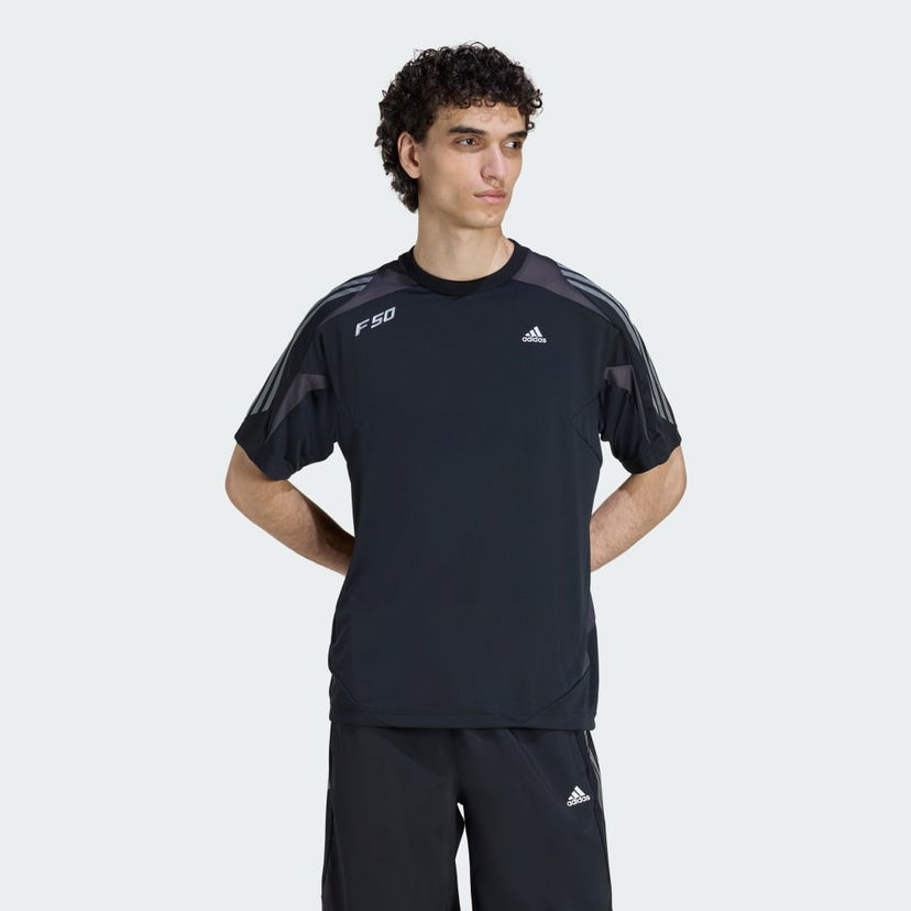 Тениска adidas Performance F50 Short Sleeve Tee Черно | KE0698