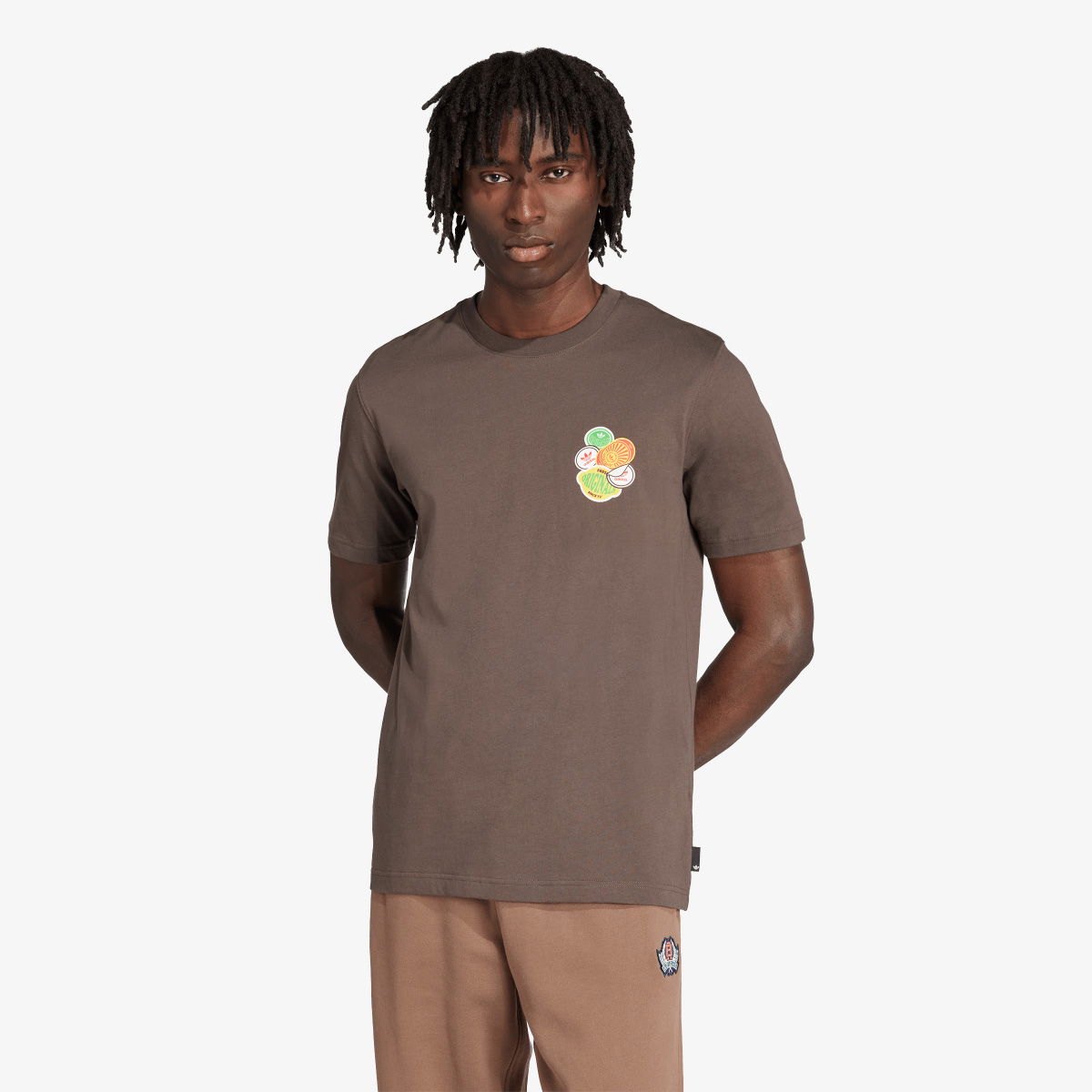 Тениска adidas Originals Graphic Logo Short Sleeve T-Shirt Кафяво | JW2977, 1