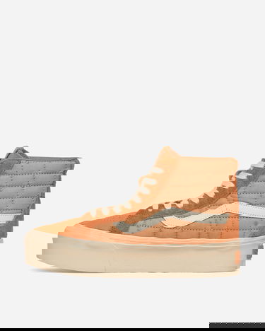 Кецове и обувки Vans Joe Freshgoods x Sk8-Hi Reissue Platform VLT LX "Caramel" Кафяво | VN0007PWCAM1, 3