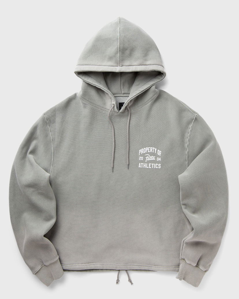 Суитчър Patta Athletic Drawcord Hoodie Сиво | POC-BW24-2050-325-0283-145