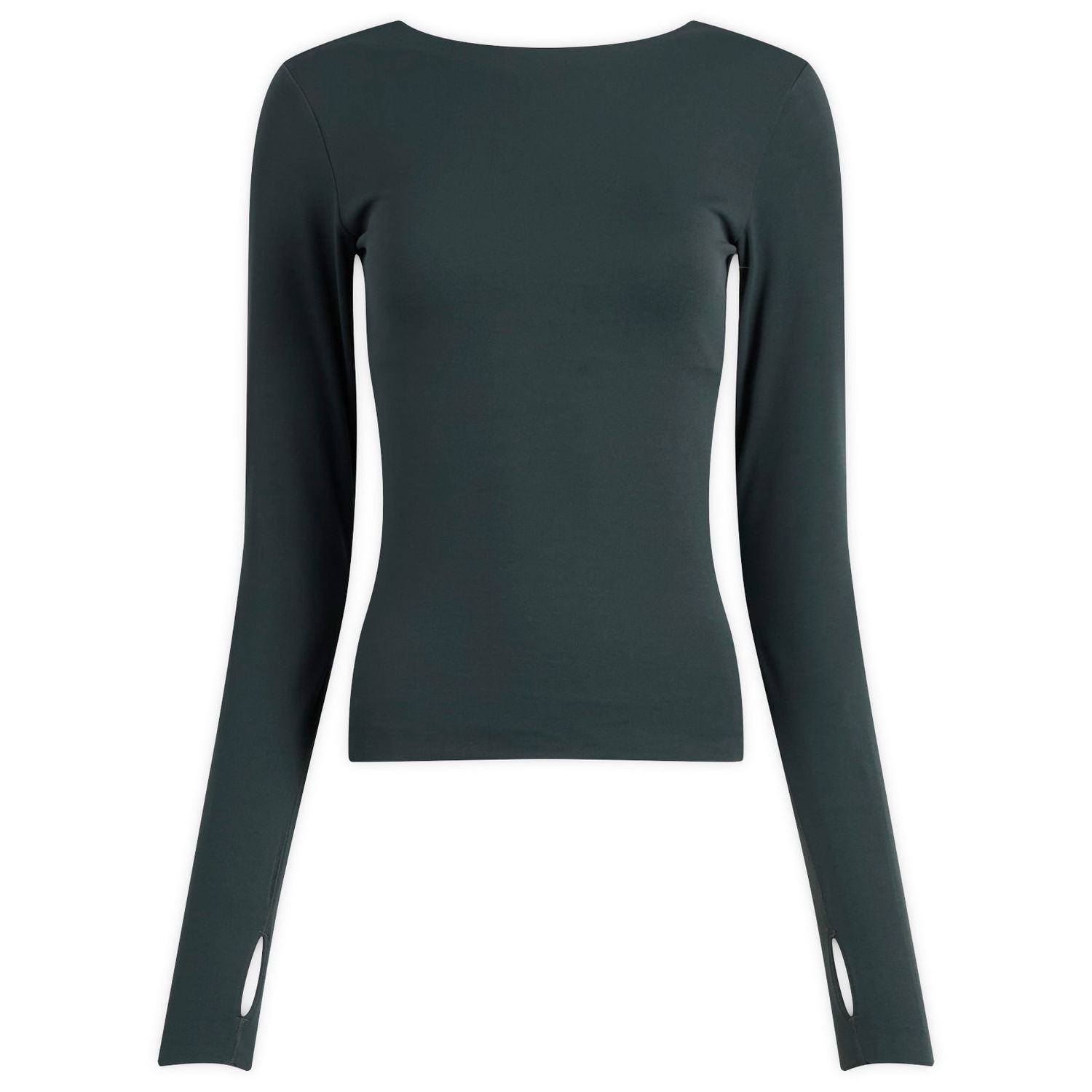 Тениска Nike Zenvy Long Sleeve Crew Neck T-Shirt with Thumb Holes Зелено | HV3539-390, 0