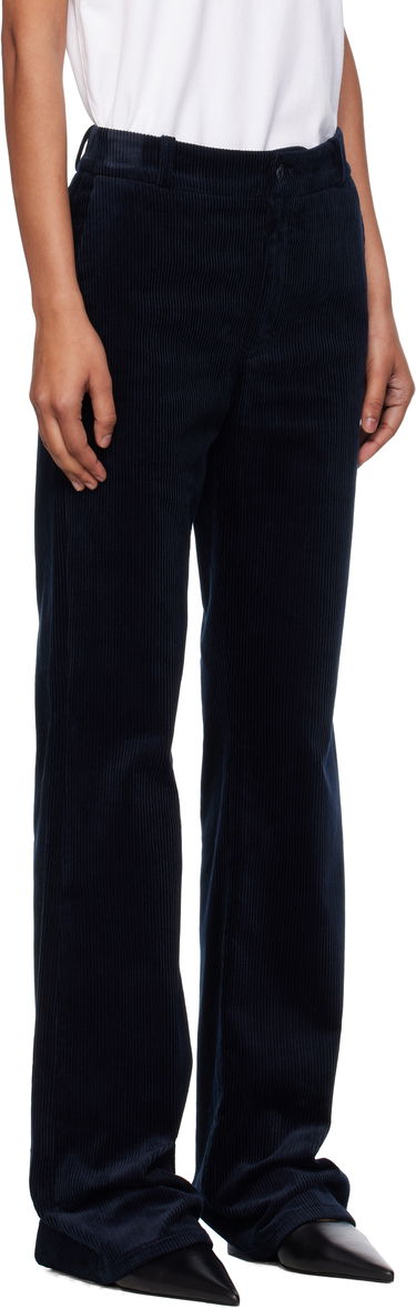 Панталони A.P.C. A.P.C. Rosemary Corduroy Flare Trousers Тъмно синьо | COHBB-F08502, 1