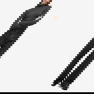 Дънки Samsoe Samsoe Sashelly Wide Leg Foil Jeans Черно | F24400117, 4