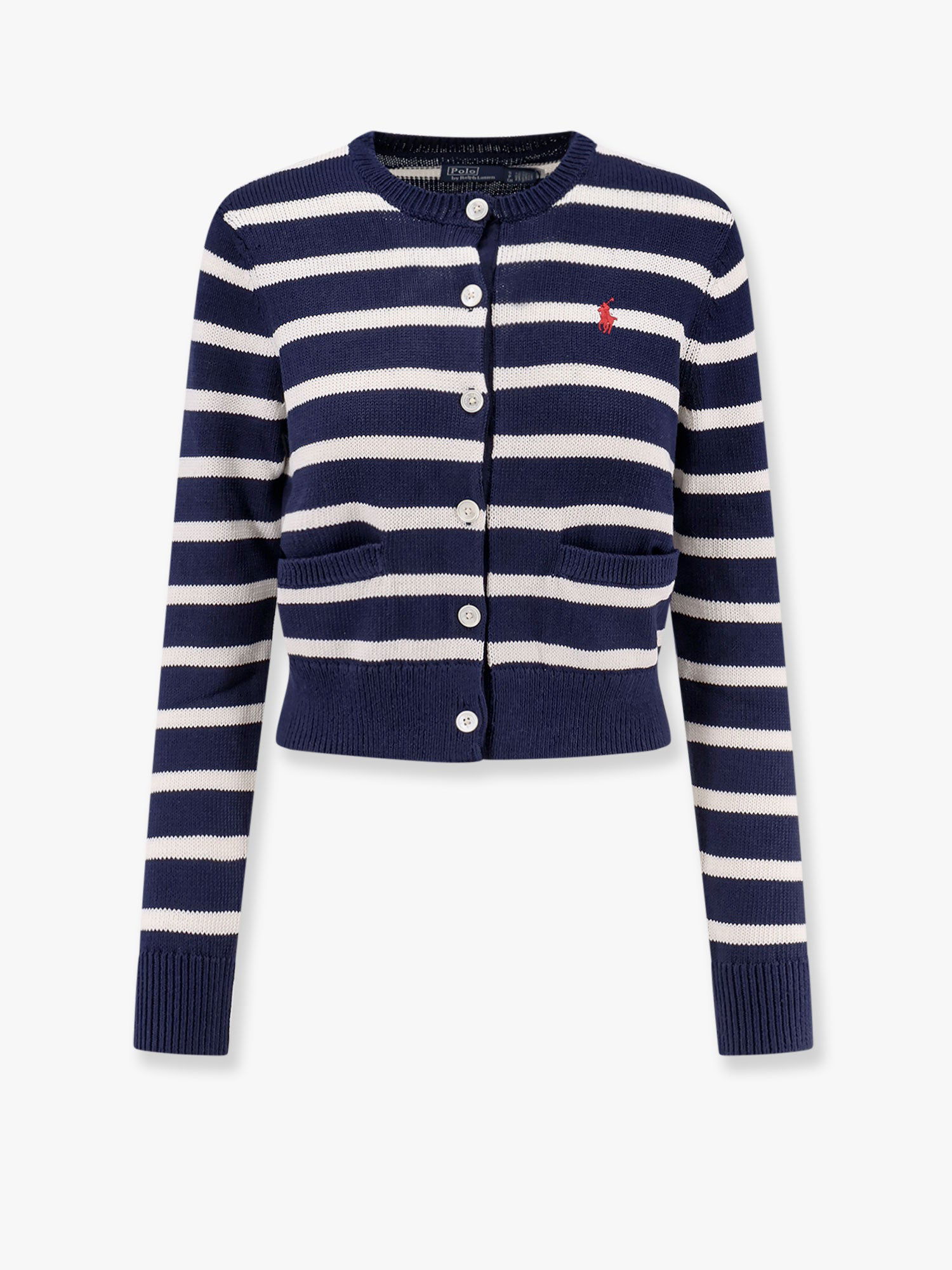 Пуловер Polo by Ralph Lauren Striped Cotton Cardigan by Polo Ralph Lauren Тъмно синьо | 211959297001, 0
