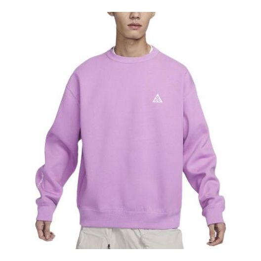 Суитчър Nike ACG ACG Fleece Crew Лилаво | DX9612-532
