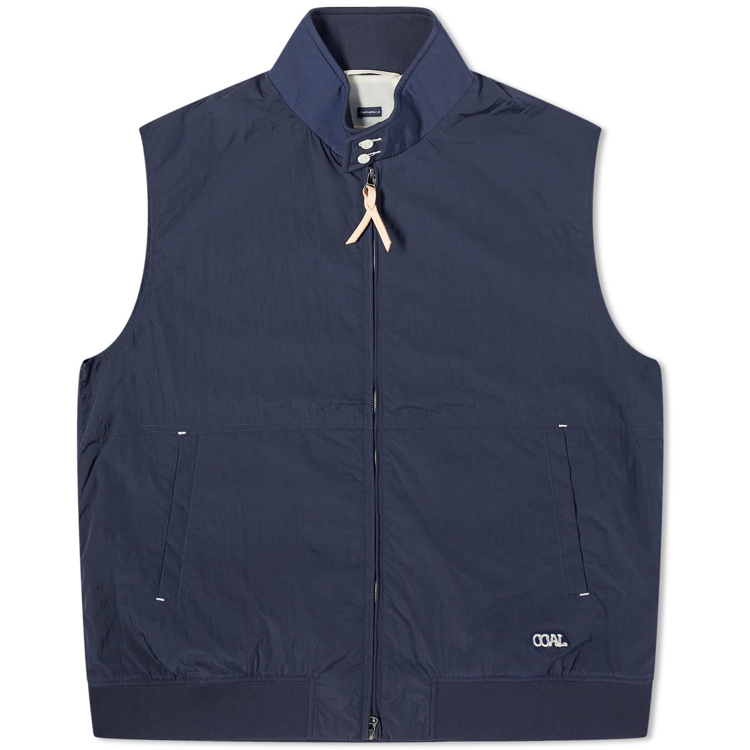 Жилетка NANAMICA Zip Up Wind Vest in Синьо | SUAS412E-DN, 0