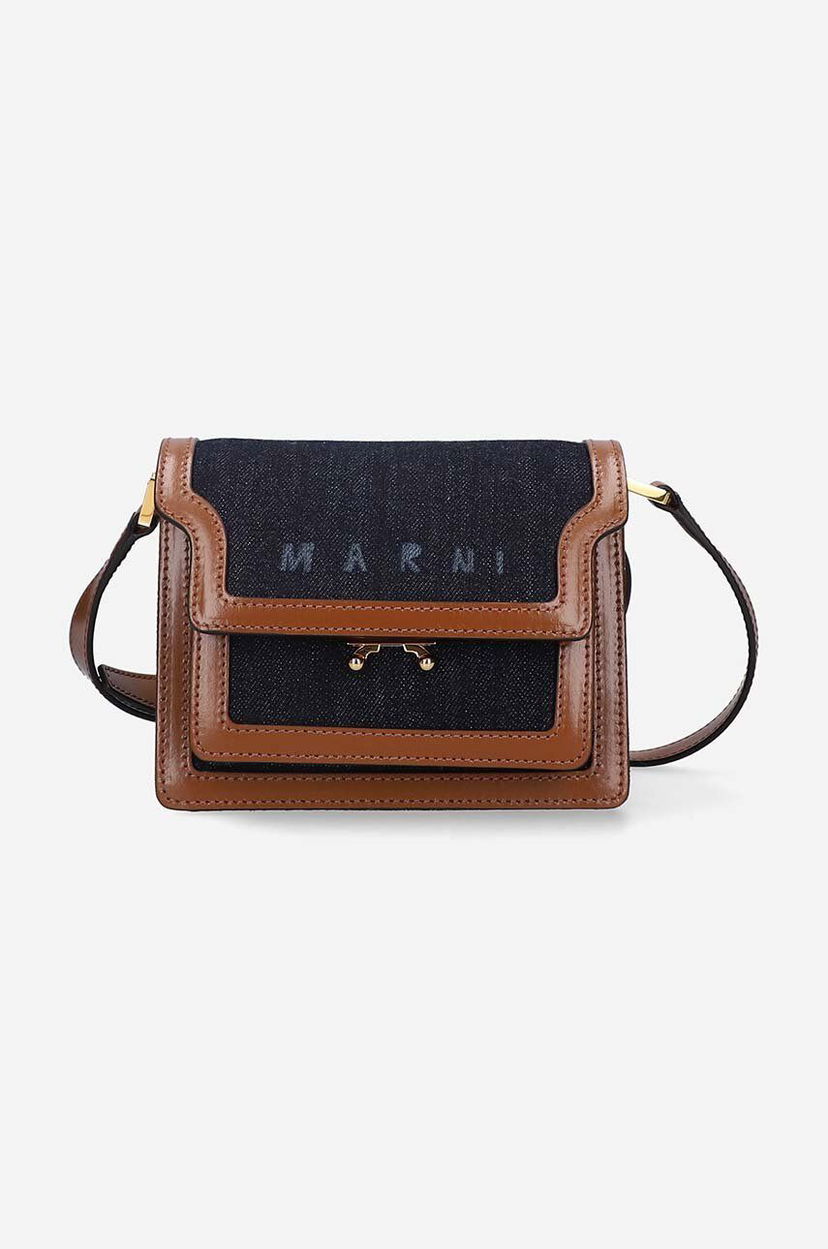 Чанта през рамо Marni Shoulder Bag Синьо | SBMP0075L2.P4891